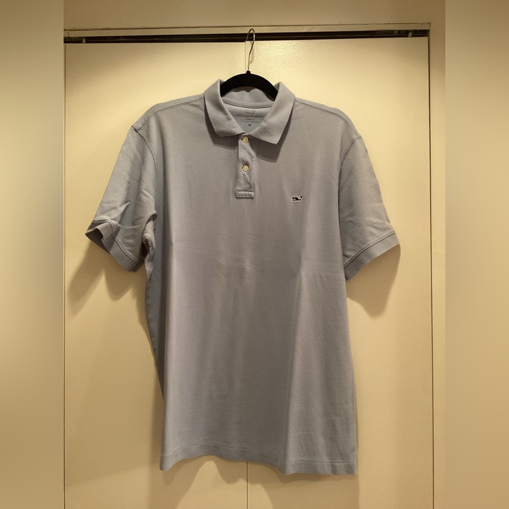 Vineyard Vines Men's Light Blue Polo Shirt